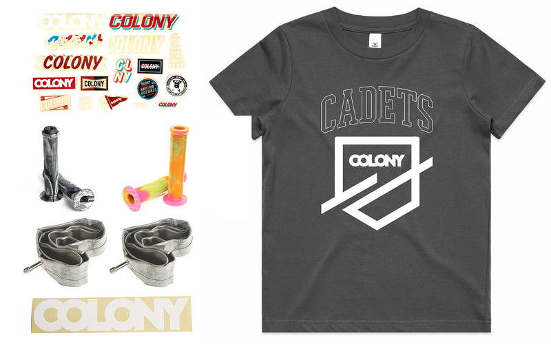 Cadets - Welcome Pack [Shirt Size: Kids 8] [Tube Size: 12"] - 12" - Kids 8