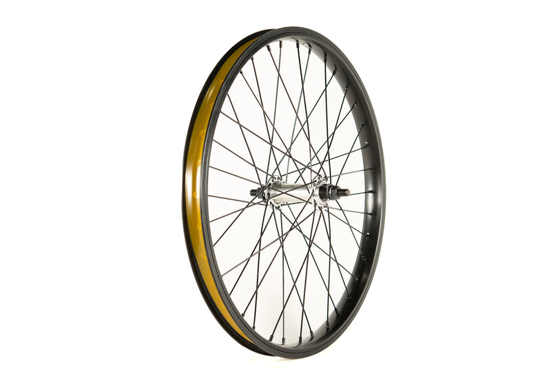 Division Brookside 20" Front BMX Wheel Black/Polished