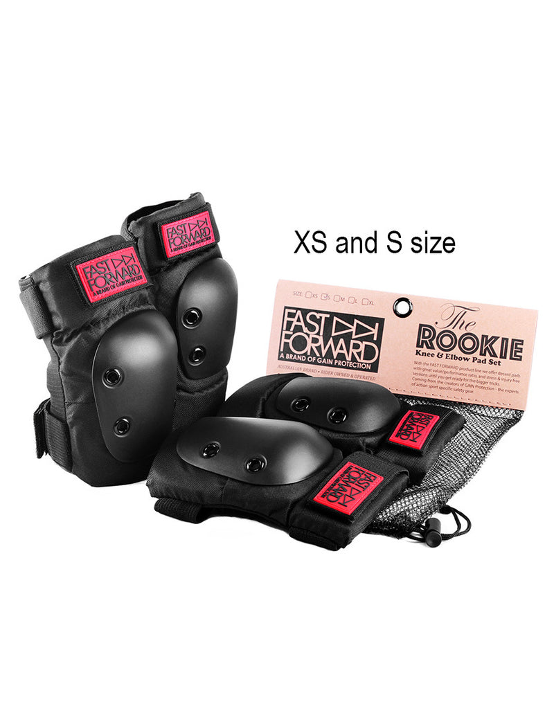 FAST FORWARD Rookie Knee & Elbow Pad Set, size XS