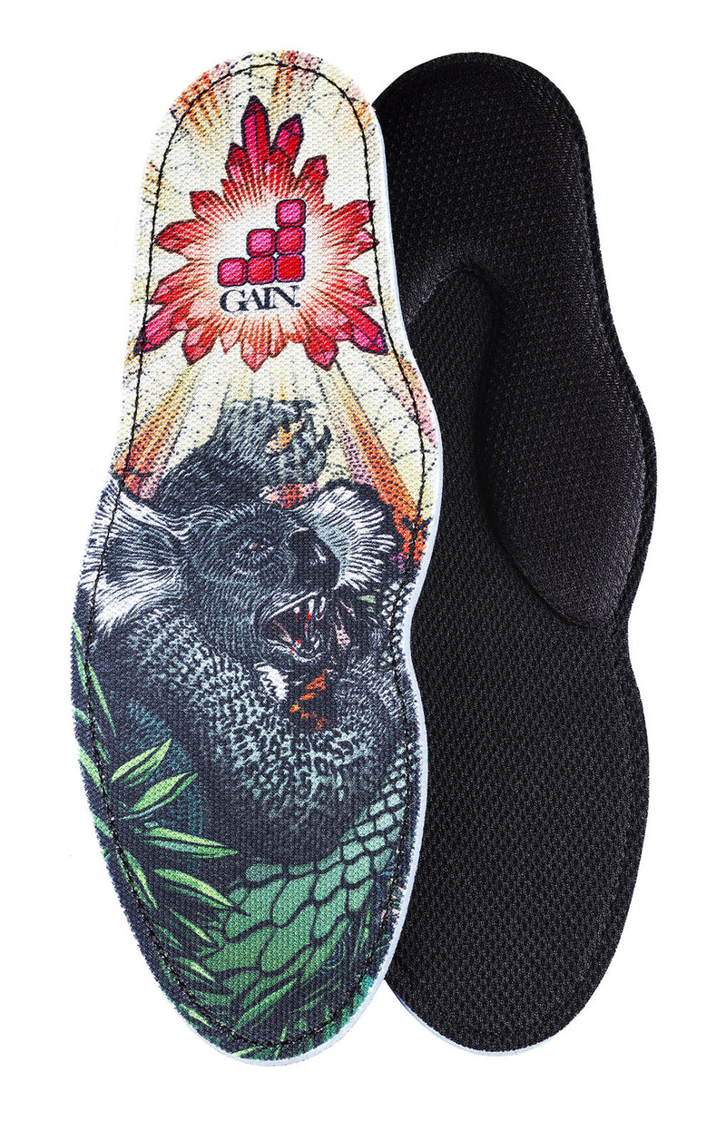 GAIN SoleBro shock absorbing shoe insoles, AUS 6.5 / EUR 40