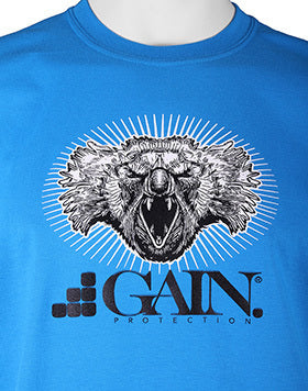 GAIN Protection Dropbear T-shirt Blue