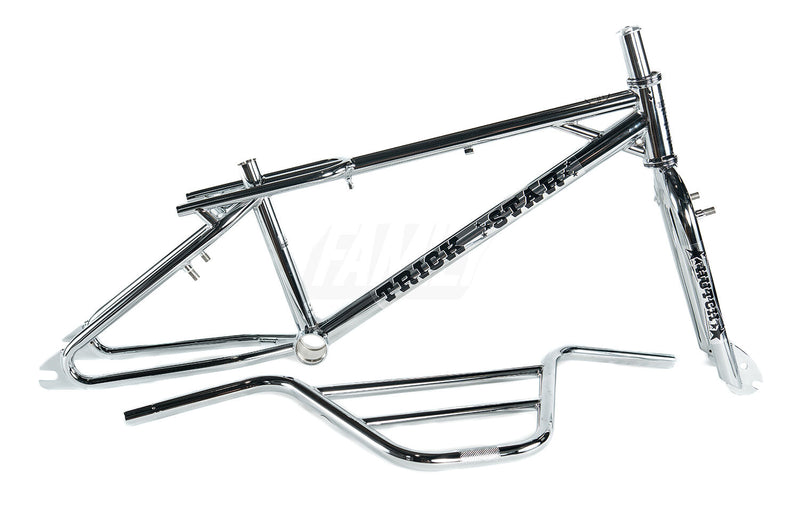 Hutch TrickStar Frame Fork Bar KIT 26 CP - Chrome - 26"