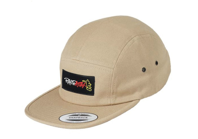 Khaki 5-Panel Cap