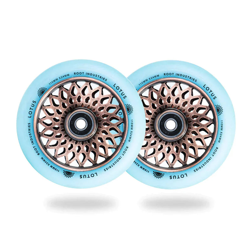 Root Industries Lotus 110mm Wheels - Isotope/Copper