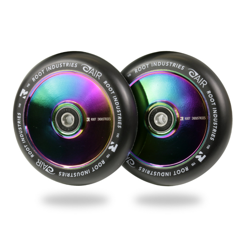 Root Industries AIR 110mm Wheels - Black/Rocket Fuel