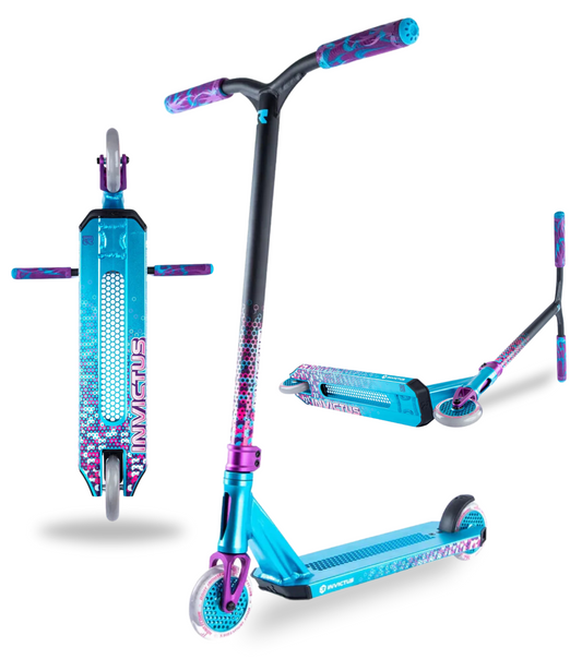 Root Industries Invictus Complete Scooter | PINK/TEAL - Ramp Attak