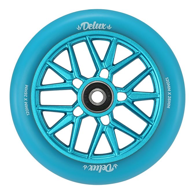 120mm Delux Wheel - Blue / Blue