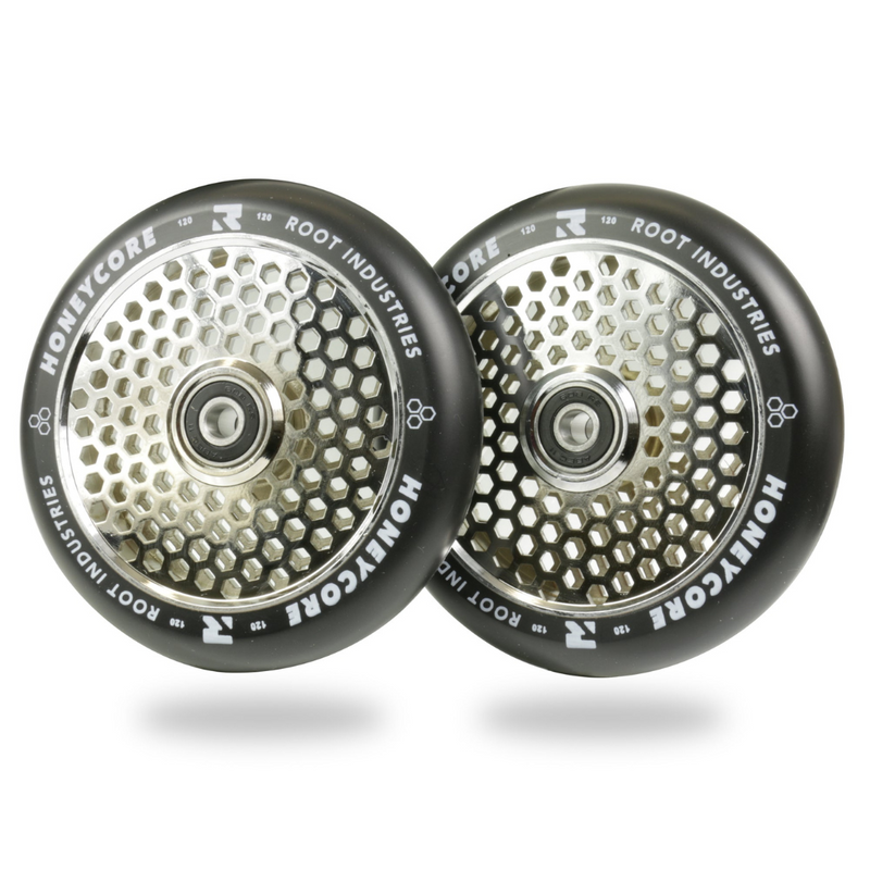 Root Industries HoneyCore 120mm Wheels - Black/Mirror