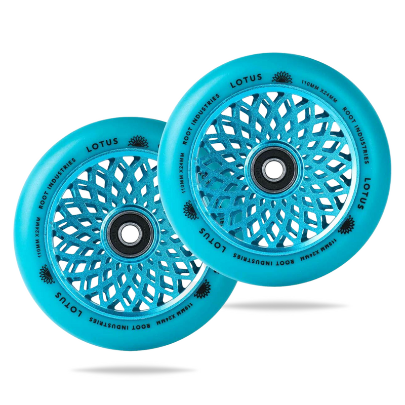 Root Industries Lotus 110mm Wheels - Blue/Blue