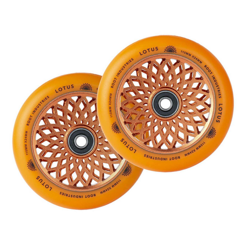Root Industries Lotus 110mm Wheels - Orange/Orange