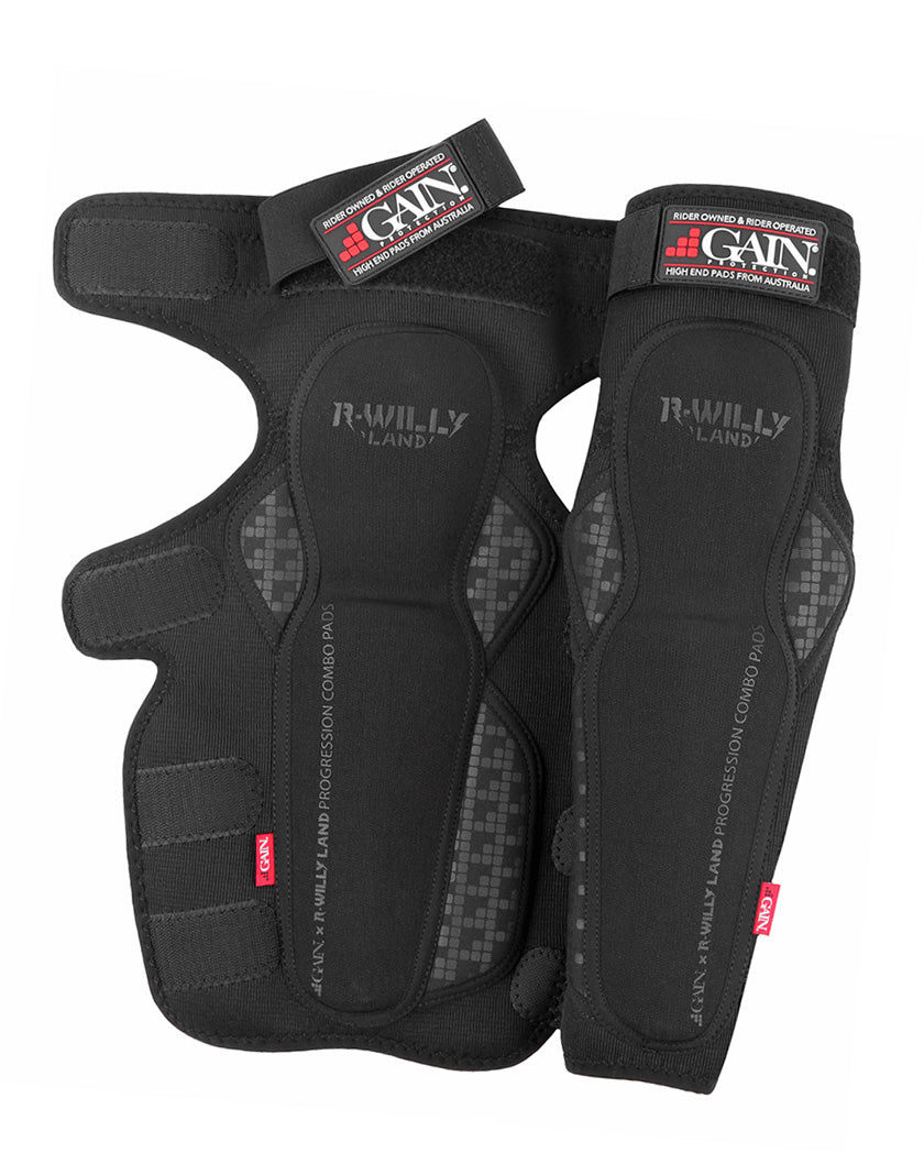 Gain X R Willy Land PROGRESSION V2 Knee/Shin Combo Pads